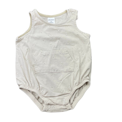 Girls Baby Berry, stretchy summer romper, rainbows, GUC, size 00,  