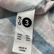 Load image into Gallery viewer, Boys KID, striped linen / cotton short sleeve shirt, EUC, size 3,  