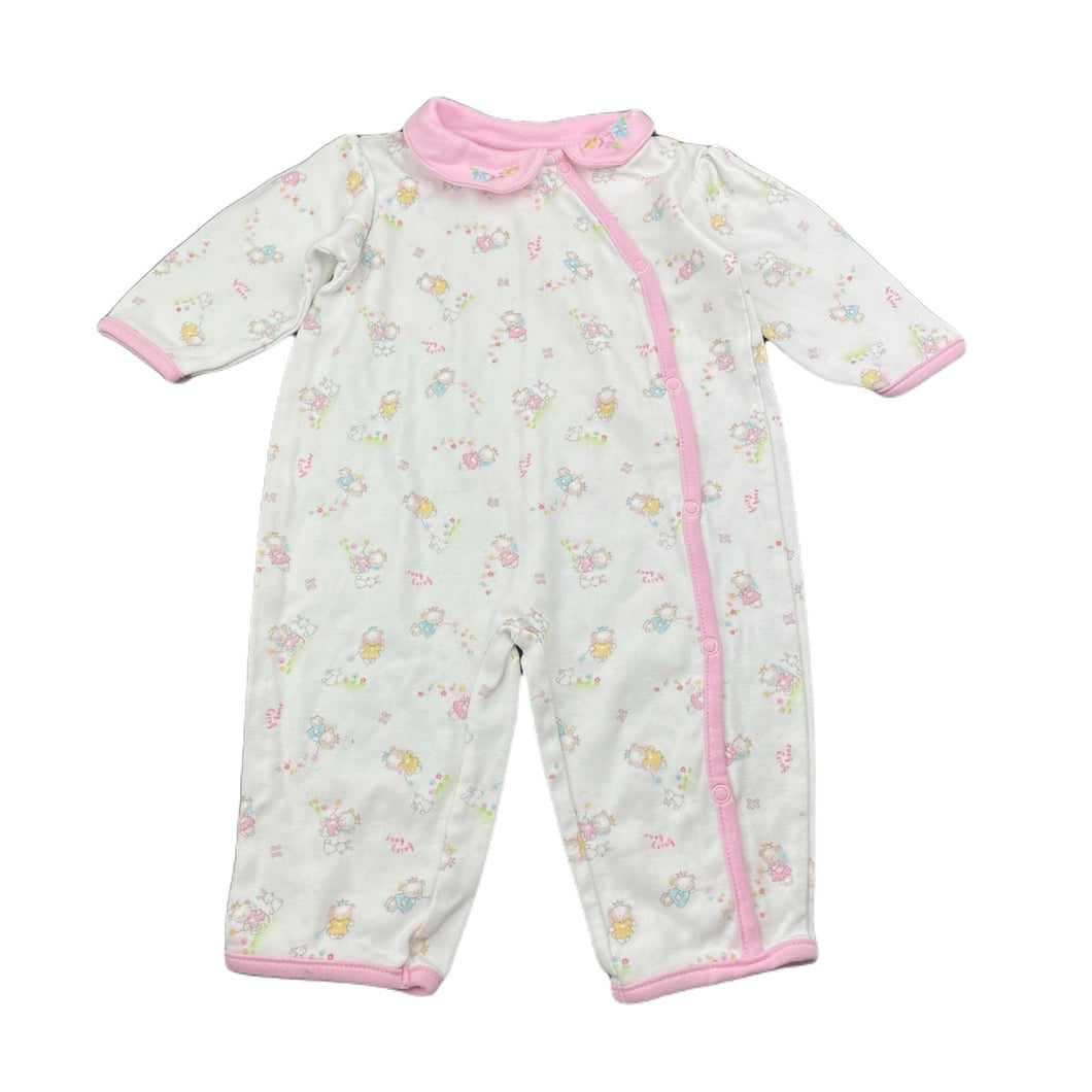 Girls Kidlooks, cotton romper, fairy bear, GUC, size 0,  