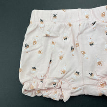 Load image into Gallery viewer, Girls Baby Berry, pink cotton shorts, elasticated, GUC, size 0,  