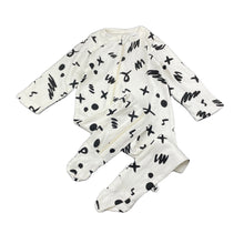 Load image into Gallery viewer, unisex Milk &amp; Masuki, organic cotton blend zip coverall / romper, FUC, size 0,  