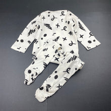 Load image into Gallery viewer, unisex Milk &amp; Masuki, organic cotton blend zip coverall / romper, FUC, size 0,  