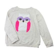 Load image into Gallery viewer, Girls H&amp;M, fleece lined sweater / jumper, owl, GUC, size 13-14,  