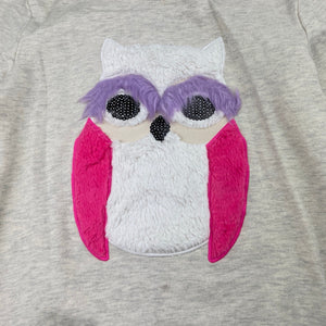 Girls H&M, fleece lined sweater / jumper, owl, GUC, size 13-14,  