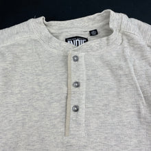 Load image into Gallery viewer, Boys Indie, waffle cotton long sleeve henley top, GUC, size 12,  