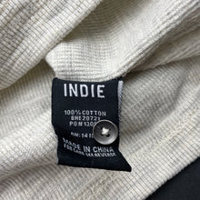 Load image into Gallery viewer, Boys Indie, waffle cotton long sleeve henley top, GUC, size 12,  
