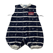 Load image into Gallery viewer, unisex Peter Rabbit, vintage cotton romper, FUC, size 0,  