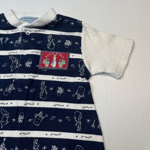 Load image into Gallery viewer, unisex Peter Rabbit, vintage cotton romper, FUC, size 0,  