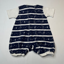 Load image into Gallery viewer, unisex Peter Rabbit, vintage cotton romper, FUC, size 0,  
