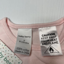 Load image into Gallery viewer, Girls Baby Berry, soft cotton t-shirt / top, ballet, NEW, size 0,  