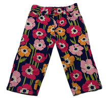 Load image into Gallery viewer, Girls Gymboree, colourful floral cotton cropped pants adjustable, Inside leg: 29cm, FUC, size 5,  