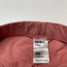 Load image into Gallery viewer, Girls Anko, pink stretchy leggings / bottoms, FUC, size 00,  