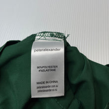 Load image into Gallery viewer, unisex Peter Alexander, green satin pyjama set, EUC, size 000,  