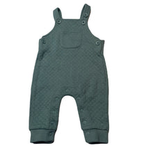 Load image into Gallery viewer, unisex Baby Berry, lightly quilted overalls / romper, EUC, size 00,  