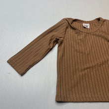 Load image into Gallery viewer, Girls PatPat, lightweight ribbed long sleeve top, EUC, size 0,  