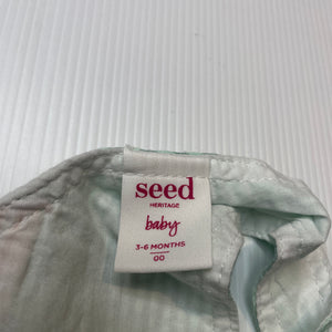 unisex Seed, lightweight overalls / shortalls, EUC, size 00,  