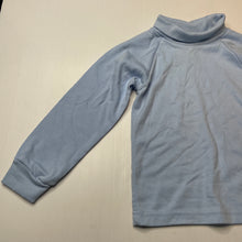 Load image into Gallery viewer, unisex Scags, blue roll neck top / skivvy, EUC, size 6,  