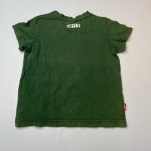 Load image into Gallery viewer, Boys Levis, green cotton t-shirt / top, FUC, size 2,  
