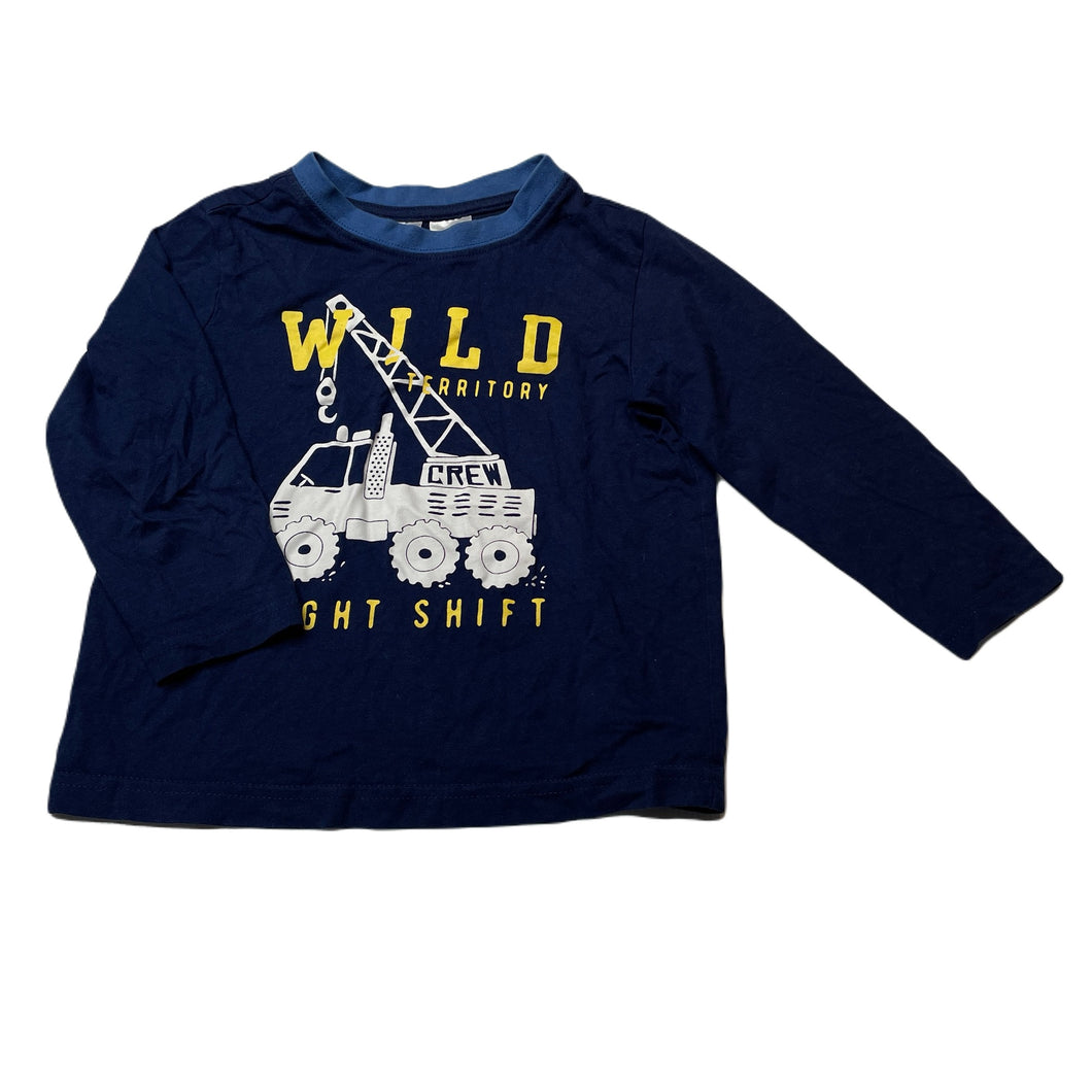 Boys Kids & Co, cotton long sleeve pyjama top, GUC, size 3,  