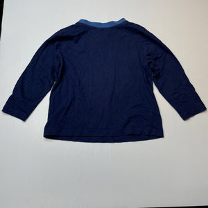 Boys Kids & Co, cotton long sleeve pyjama top, GUC, size 3,  