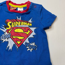 Load image into Gallery viewer, Boys DC Comics, Superman cotton tee / top, GUC, size 00,  