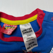 Load image into Gallery viewer, Boys DC Comics, Superman cotton tee / top, GUC, size 00,  