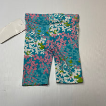 Load image into Gallery viewer, Girls floral, bike shorts, elasticated, NEW, size 00,  