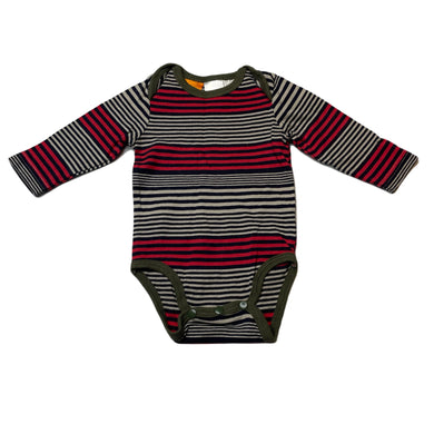 Boys Charlie & Me, striped cotton bodysuit / romper, EUC, size 000,  
