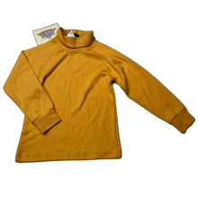 Load image into Gallery viewer, unisex Fun Spirit, gold roll neck top / skivvy, NEW, size 2,  