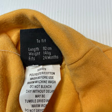 Load image into Gallery viewer, unisex Fun Spirit, gold roll neck top / skivvy, NEW, size 2,  
