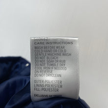 Load image into Gallery viewer, Girls B Collection, navy &amp; silver spot puffer vest, GUC, size 3,  