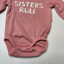 Load image into Gallery viewer, Girls H&amp;M, organic cotton bodysuit / romper, GUC, size 000,  