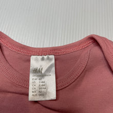 Load image into Gallery viewer, Girls H&amp;M, organic cotton bodysuit / romper, GUC, size 000,  
