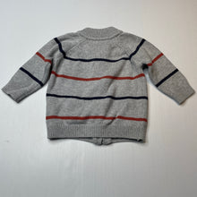 Load image into Gallery viewer, Boys Jack &amp; Milly, knitted cotton zip up sweater, EUC, size 00,  