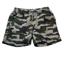 Load image into Gallery viewer, Boys Tilt, camo print lightweight board shorts, elasticated, GUC, size 3,  