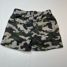 Load image into Gallery viewer, Boys Tilt, camo print lightweight board shorts, elasticated, GUC, size 3,  