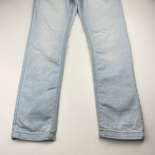 Load image into Gallery viewer, Girls Target, blue stretch denim jeans, adjustable, inside leg: 64cm, FUC, size 12,  