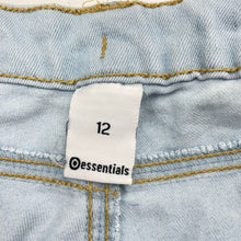 Load image into Gallery viewer, Girls Target, blue stretch denim jeans, adjustable, inside leg: 64cm, FUC, size 12,  