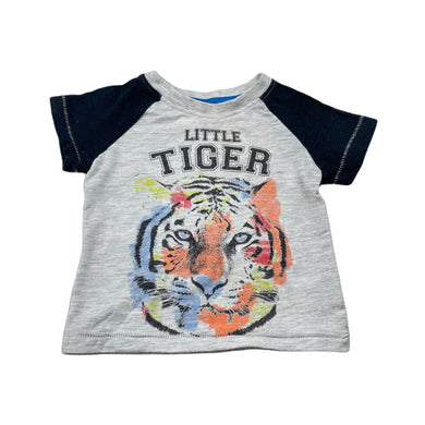 Boys Dymples, lightweight tee / top, tiger, FUC, size 00,  