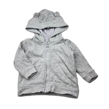 Load image into Gallery viewer, unisex Tiny Little Wonders, fleece lined zip hoodie sweater, GUC, size 00,  