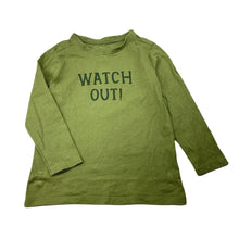 Load image into Gallery viewer, Boys Anko, khaki cotton long sleeve tee / top, GUC, size 3,  