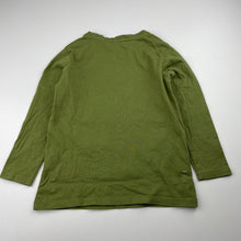 Load image into Gallery viewer, Boys Anko, khaki cotton long sleeve tee / top, GUC, size 3,  