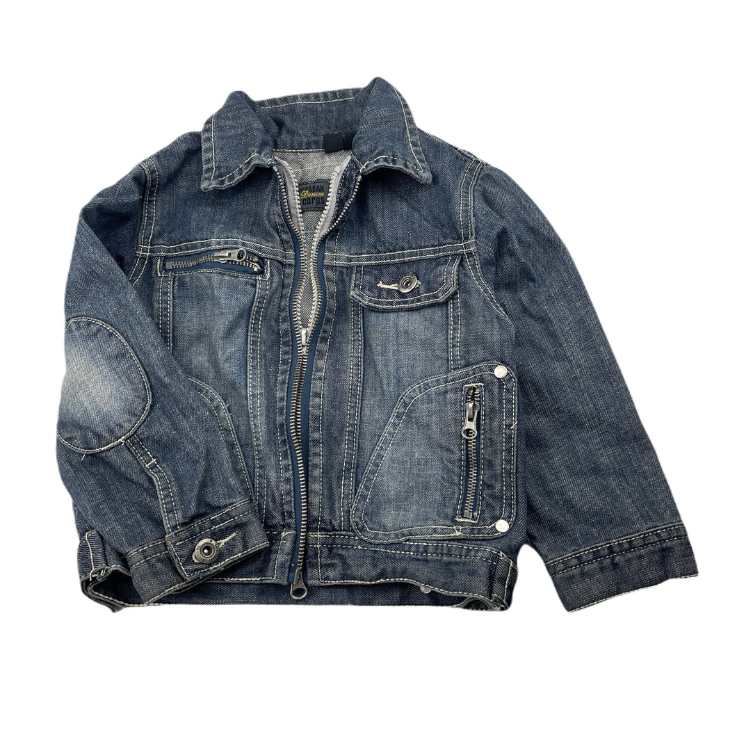 Boys Skhuaban, denim dual zip jacket, FUC, size 2-3,  