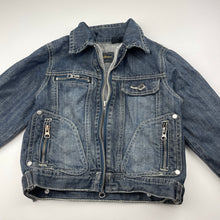 Load image into Gallery viewer, Boys Skhuaban, denim dual zip jacket, FUC, size 2-3,  