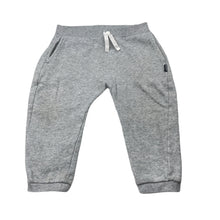 Load image into Gallery viewer, Boys Bonds, grey track pants, elasticated, discolouration on front, FUC, size 2,  