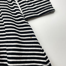 Load image into Gallery viewer, Girls Target, striped cotton long sleeve dress, FUC, size 10, L: 69cm