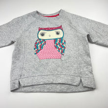 Load image into Gallery viewer, Girls Milkshake, fleece lined sweater / jumper, owl, GUC, size 6,  