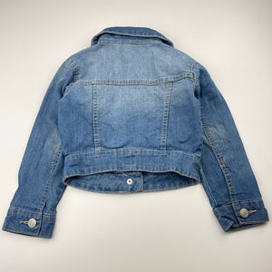 Girls H&T, lightweight stretch denim jacket, FUC, size 4,  