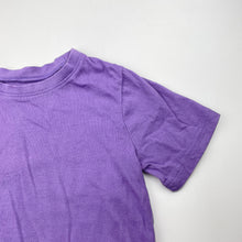 Load image into Gallery viewer, unisex H&amp;M, purple cotton tee / top, GUC, size 3-4,  