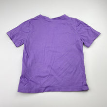 Load image into Gallery viewer, unisex H&amp;M, purple cotton tee / top, GUC, size 3-4,  